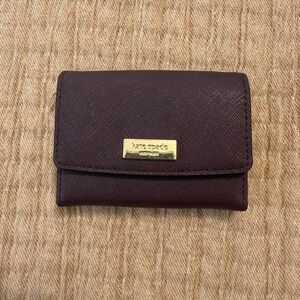 Kate Spade Burgundy Card Holder